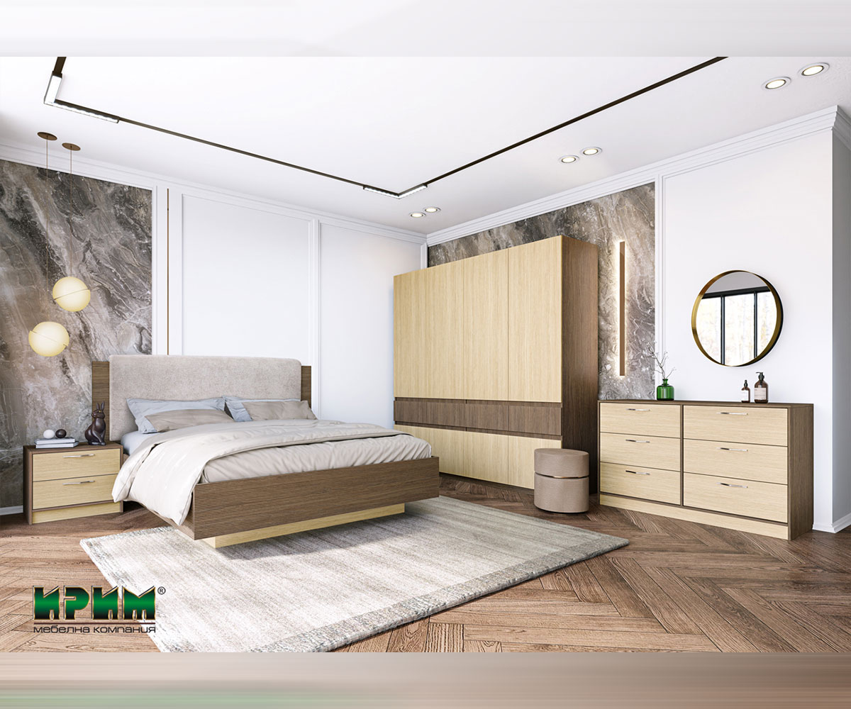 Спален комплект Сити 7089-1046-3094